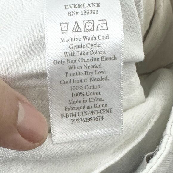 Everlane Carpenter Utility Barrel Jeans Size 00 Organic Cotton Twill Pant - Picture 14 of 14